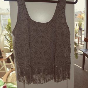 Sheer Hollister Top